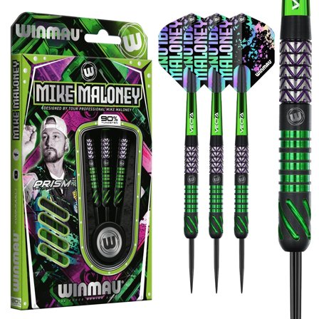 Mike Maloney Signature Darts – Winmau – The Force Behind Darts. Steel Tip Darts 24g