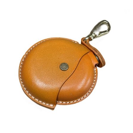 1 retro kolikkopussi, ensiluokkainen naudannahka, pyöreä avain, kuulokkeiden kaapeli säilytyspussi