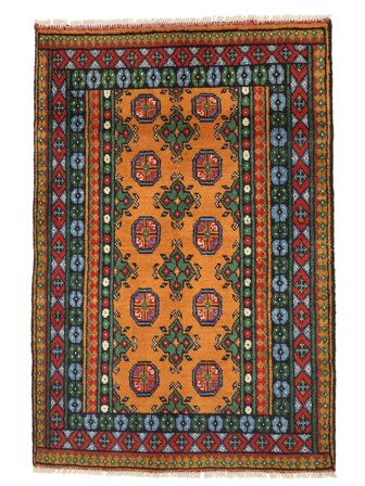 Hand Knotted Afghan Fine Rug 81X120