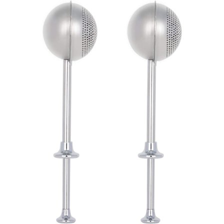 Sett med 2 melstøvere for baking, melisdrysseapparat