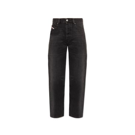 Diesel loose-fitting jeans , Zwart , Heren , Maat: W28 L32