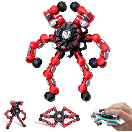 Transformerbar Sensorisk Fidget Spinner Leke, Morsom DIY Spin Top Hånd Finger Spinner Kreativ