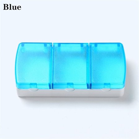 Pilleæske Medicinetui BLÅ