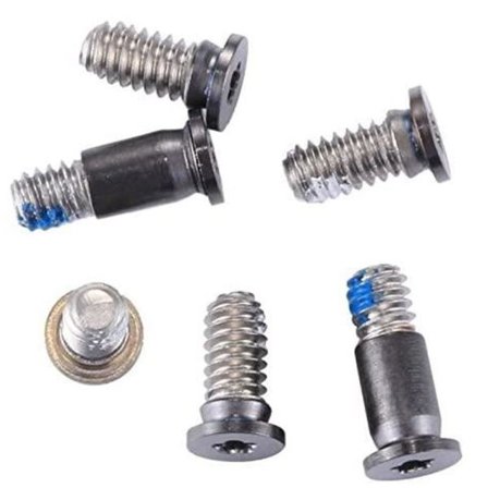 Macbook Pro 13'' Retina (Late 2016 - 2018) Skruvar till Bottenplatta - Grå