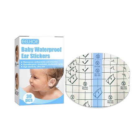 20 eller 30 stk Svømmeveske Vanntett Lue Øreklokker for Barn Svømming Ørebeskyttelse Patch Dusjhette Verktøy Vanntett Klistremerke
