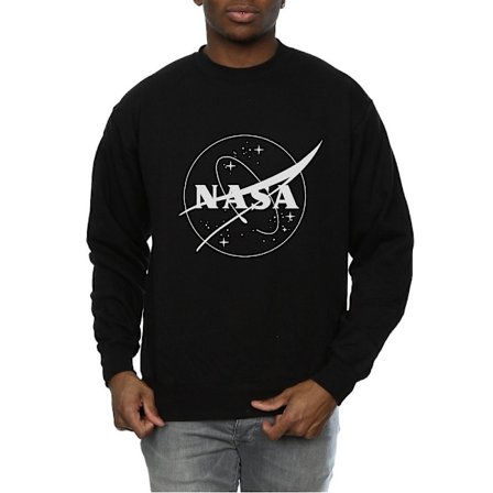 NASA Classic Insignia Logo Sweatshirt M Svart