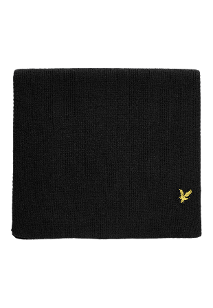 Lyle & Scott Plain Scarf Halsdukar scarves Herr Svart ONESIZE