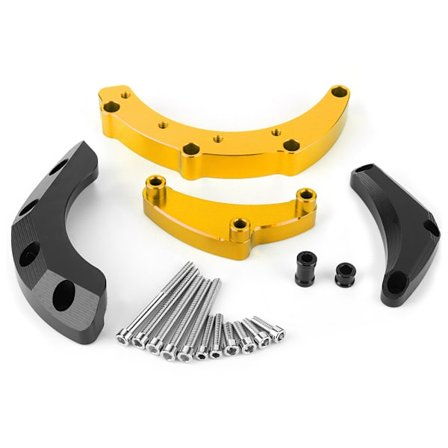 Motorcykelmotorns Skyddande Ramskydd för Yamaha MT‐09 FJ‐09 XSR900 Guld