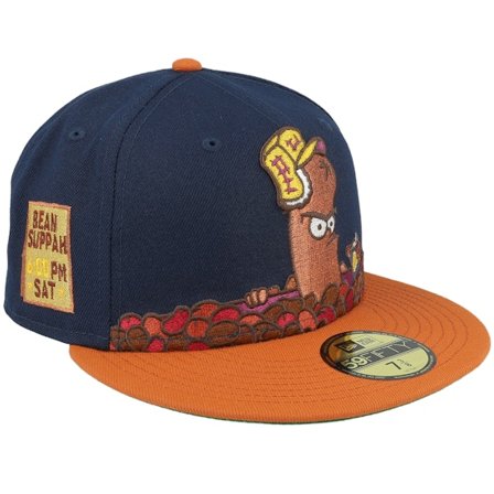New Era - MiLB Blauw Cap - Portland Sea Dogs Bowling Alley 59FIFTY Blue Weenie Blue FItted @ Hatstore