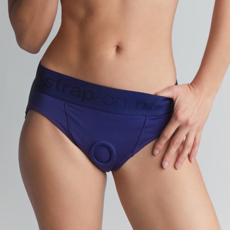 HARNESS LINGERIE HEROINE - NIGHT BLUE - Vuxen.se - Sexiga stringtrosor