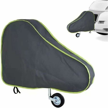 Dragbjelkebeskyttelse for tilhenger, Universelt campingvognbeskyttelse, Dragkappe campingvogn tilhengerdragkappe med refleksstriper