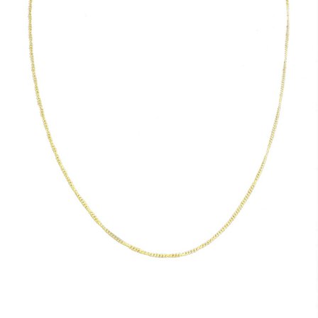 Tunn Guldkedja Halsband Kedjelänk Guld 1,5mm guld
