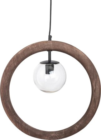 Lama Taklampe Liege Ring Brun Ø45