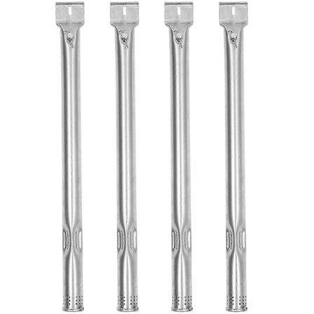 4 stk. Grillbrænderrør i rustfrit stål BBQ-element Rør Udskiftninger Gasgrill Brænderrør (FMY)