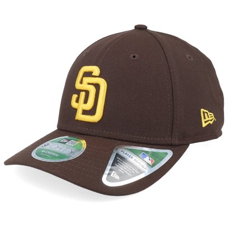 New Era - MLB Bruin adjustable Cap - San Diego Padres MLB PR 9FORTY M-Crown Brown Adjustable @ Hatstore