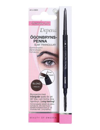 Depend Cosmetic Ögonbrynspenna Slim Triang. Blond - Nude - ONE SIZE