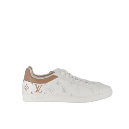 Louis Vuitton Vintage Pre-owned Leather Sneakers Hvid, Dame Vintage Sko, Størrelse: 40 EU