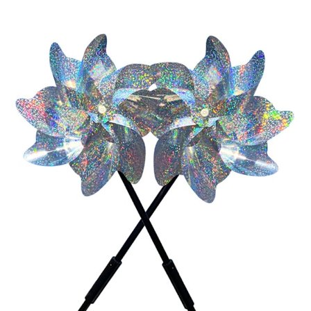 Fågelavvisande Silver Dot Windmill 8 blad 10-pack