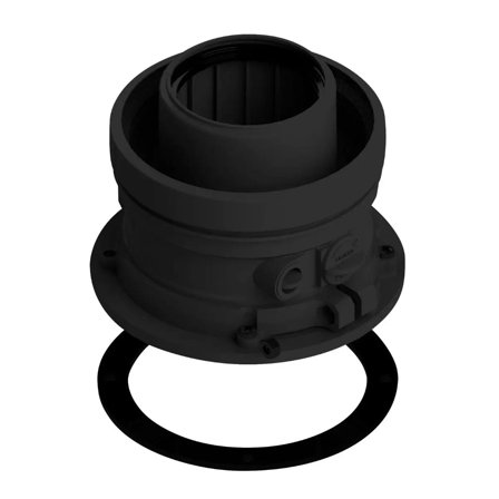 Kit scarico fumi attacco per tubo coassiale verticale ø 100/60 mm - PER CALDAIA FERROLI