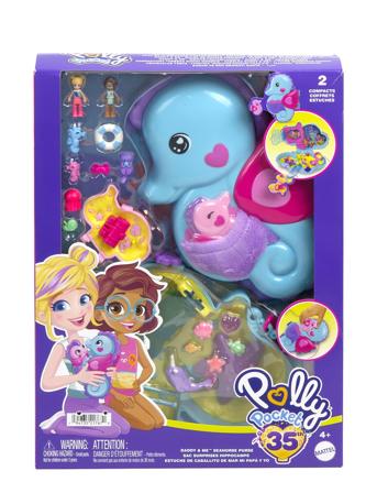 Daddy & Me Seahorse Purse Toys Playsets & Action Figures Movies & Fairy Tale Characters Multi/patterned Polly Pocket