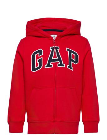 V-New Fz Gap Arch Hood Hoodie Röd GAP