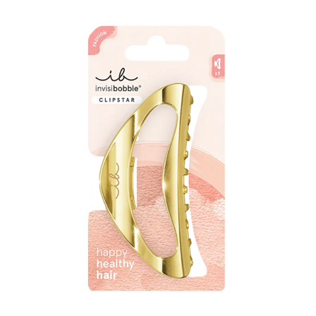 Invisibobble Clipstar Gold Luxe, Gull, 1 stk.