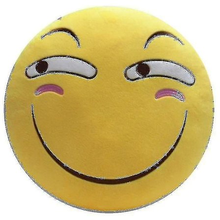 Emoji Rund Kudde - (FMY)