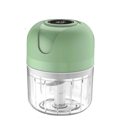 Mini Elektrisk Hvitløk hakker USB Kjøtt kvern Hvitløk Masher Maskin Stødig Slitesterk Knust Ingefær Grønnsaksknuser