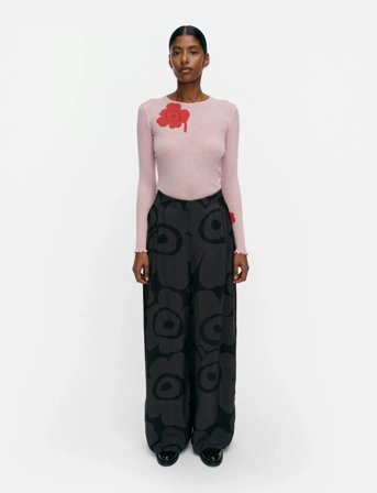 Marimekko Nähtävyys Unikko - Black - 40