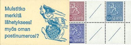 Finland 1972 - Automathæfte AFA H5, b - Postfrisk