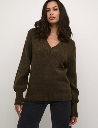 Kaffe Kamerana Pullover - Brown - L