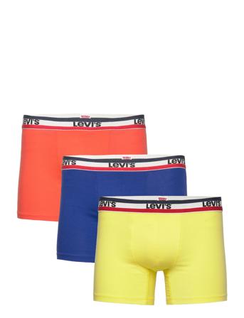 Levis Men Sprtswr Logo Boxer Brief Boksershorts Blå Levi ́s*Betinget Tilbud