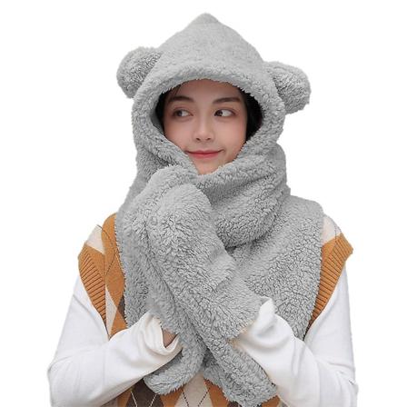 Flickor Vinter Varm Tecknad Plysch Hatt För Flickor