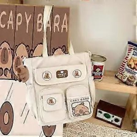 Skole Taske Brun 2024 Capybara Ridge Stor Rygsæk Til Drenge Og Piger, Mærkevare