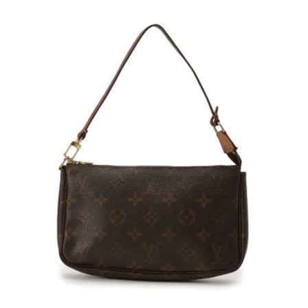 Louis Vuitton Vintage, Pre-owned Polyester handbags Bruin, Dames, Maat:ONE Size