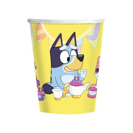 Bluey skämtpappersmuggar 8 st 227 ml