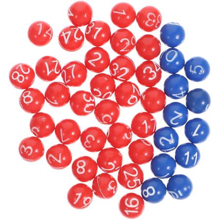 Bingo-tarvikkeiden korvaavat bingopalloja arpajaistarvikkeet tyhjät kapseli pallot arpajaiset lelut [DmS] 0.8X0.8X0.8CM