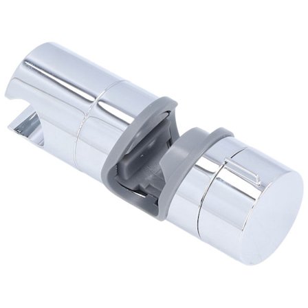 Justerbar Bruseholder til Glidestang 360 Grader ABS Kromklemme til 18 til 25 mm Rør