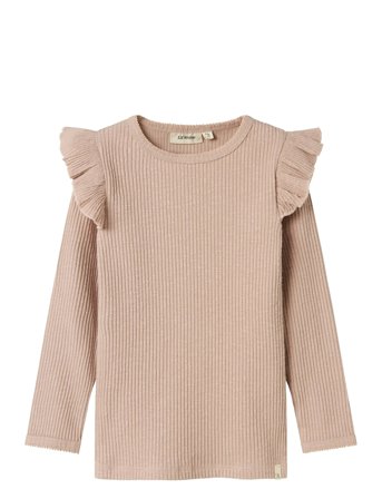 Nmfraja Sao Ls Slim Top Lil Tops T-shirts Long-sleeved T-Skjorte Pink Lil'Atelier