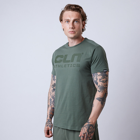 T-shirts CLN ATHLETICS Promo T-shirt, Moss Green - Bodyman.dk