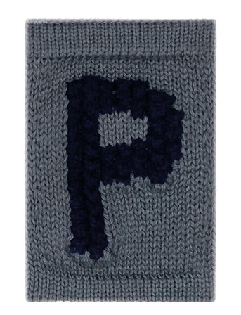 Smallstuff | Knitted Letter P, Blue | ONE SIZE 10 cm