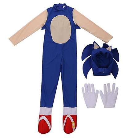 Carnival Sonic Cartoon Sonic Boy Cosplay Dress Up Stage Performance Costume