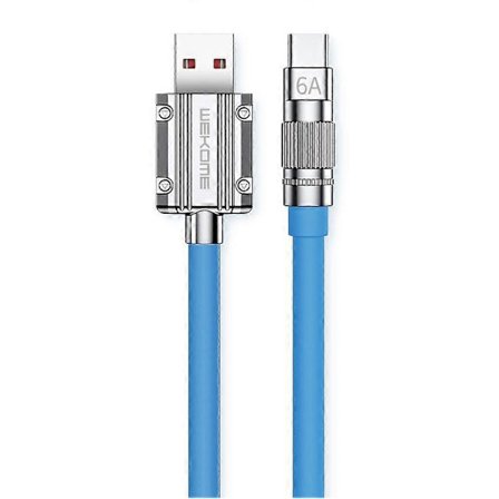 Type A WEKOME Wind Eagle Series 1m 6A USB till Type-C Supersnabb Laddningskabel Frostskydd Datakabel (Type A)
