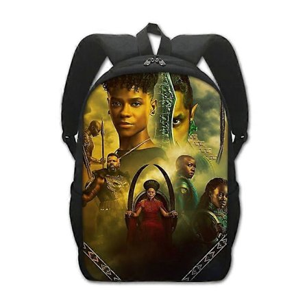 Ryggsekk 1111Cx Black Panther studentryggsekk Kreativ Polyester studentryggsekk 1111Xn