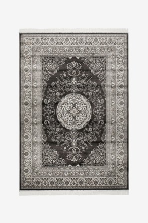 KM Home - Viskoosimatto Casablanca - Harmaa - Sileät matot - 240X330 - - Homeroom