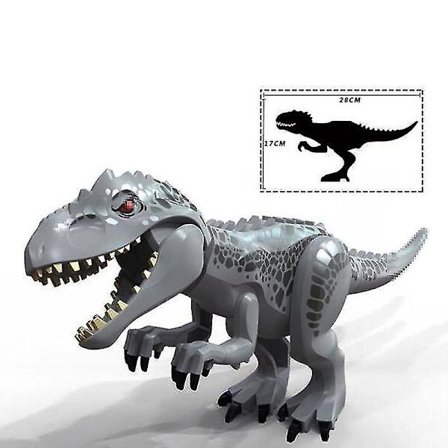 2023 Moc Stor Jurassic Dinosaur World Spinosaurus Ankylosaurus Dino Byggeklods Model Diy Klodser Pædagogisk Legetøj Gaver