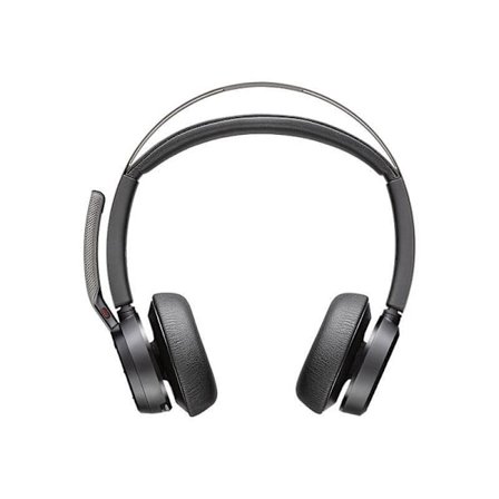 Original Poly Voyager Focus 2 UC MS USB-A On-ear Headset - Svart