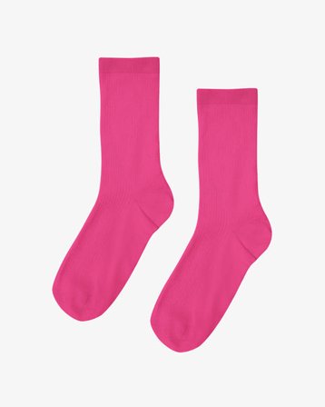 Women Classic Organic Sock - Bubblegum Pink - Female - 36-40