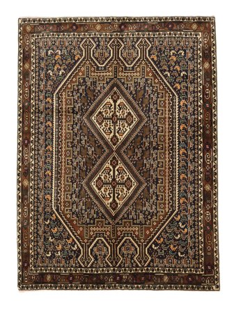 Oriental Afshar Shahre Babak Rug 162X215 Black/Brown Wool, Persia