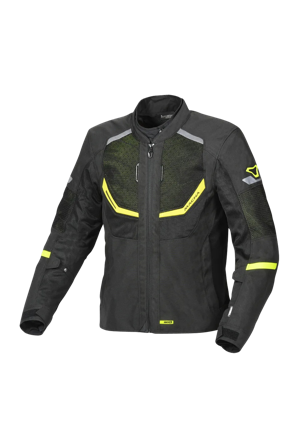 Macna Tondo MC Jacket Black/Fluo Yellow M